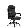 Silla giratoria RELAX XXL B de cuero sintético negro con tapizado acolchado de hjh OFFICE