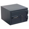 Caja fuerte Safe Compact Pro de color antracita con un pomo de puerta y dos llaves de hjh OFFICE