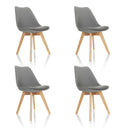 SCANDI 4 | Paquete de 4 - silla nórdica 