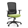 Silla Home Office Sedito con respaldo de malla negra y asiento verde lima de hjh OFFICE
