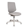 Silla Home Office Sitflex Lady en color taupe con base y ruedas blancas de hjh OFFICE