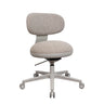 Silla Home Office SITMOTION W con tapizado de tela gris y base clara con ruedas de hjh OFFICE
