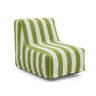Sofá Hinchable Sitzolo Air con funda a rayas verdes y blancas de hjh LIVING