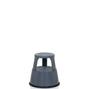 Taburete bajo TIO-M II gris oscuro con dos escalones y base antideslizante de hjh OFFICE
