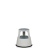 taburete bajo TIO-M II gris claro con superficies antideslizantes y anillo de base negro de hjh OFFICE