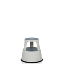 taburete bajo TIO-M II gris claro con superficies antideslizantes y anillo de base negro de hjh OFFICE