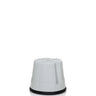 taburete bajo gris TIO-S con anillo inferior negro antideslizante de hjh OFFICE