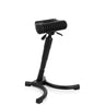Asiento de pie TOP WORK 33 negro con asiento acolchado y base trípode de hjh OFFICE