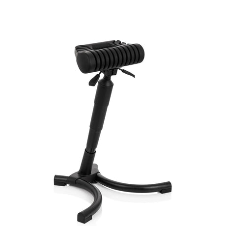 Asiento de pie TOP WORK 33 negro con asiento acolchado y base trípode de hjh OFFICE