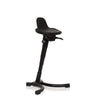 Asiento de pie TOP WORK 34 negro con asiento ergonómico y base de estrella de hjh OFFICE