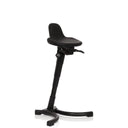 Asiento de pie TOP WORK 34 negro con asiento ergonómico y base de estrella de hjh OFFICE