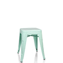 taburete de comedor VANTAGGIO verde pastel con acabado mate y cuatro patas de hjh OFFICE