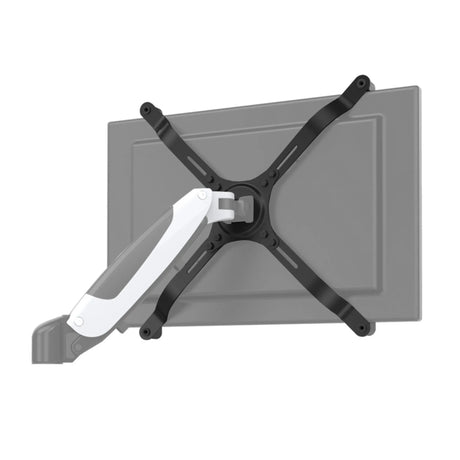 Soporte de monitor VM-A4 con juego de adaptadores negros para la fijación a un monitor de hjh OFFICE