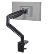 Soporte de monitor negro VM-MG1S con brazo articulado y fijación a mesa de hjh OFFICE